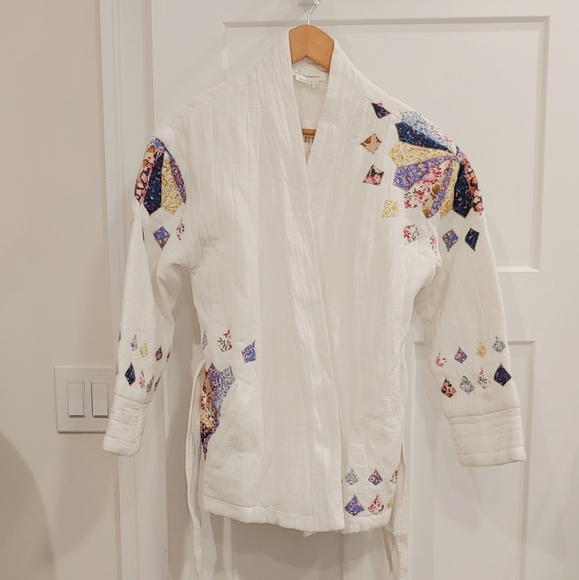 Anthropologie Quilted Patchwork Jacket